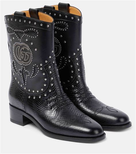 gucci kayla boots|Gucci cowboy boots.